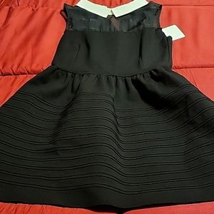 Maje Square Neckline Mini Dress